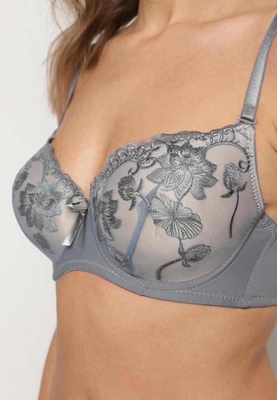 Sutien Gri cu bej 4