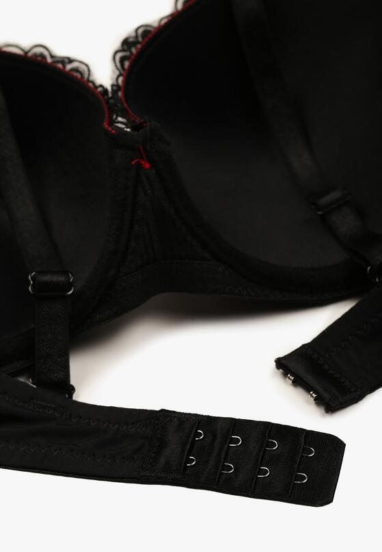 Sutien Negru cu bordo 6