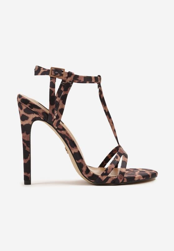 Pantofi stiletto Imprimeu leopard 4