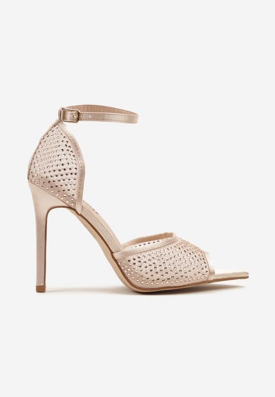 Pantofi stiletto Bej 4