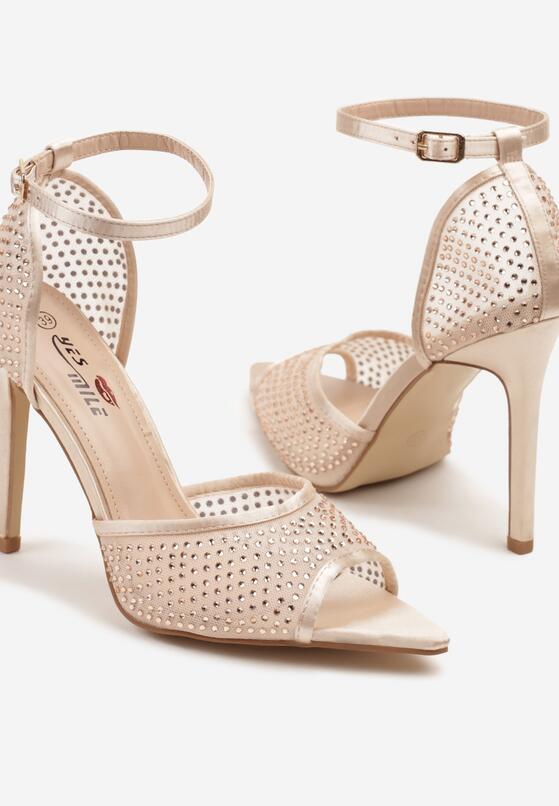 Pantofi stiletto Bej 6