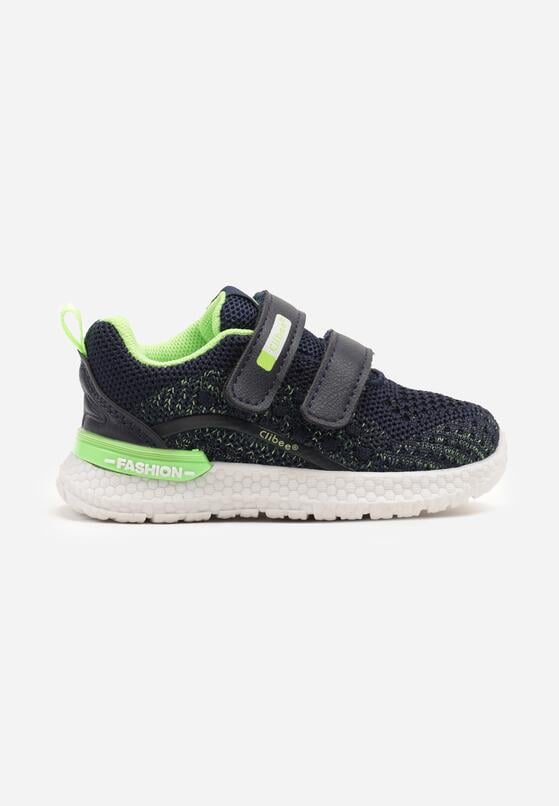 Pantofi sport Albastru cu verde 1