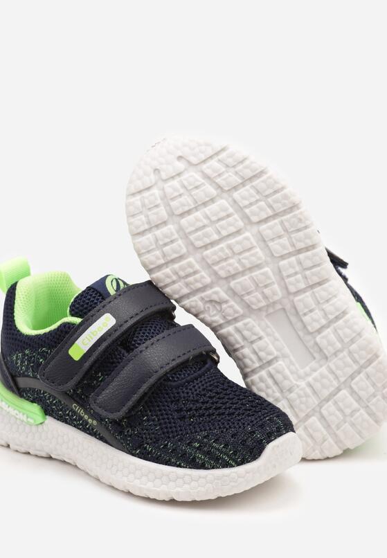 Pantofi sport Albastru cu verde 3
