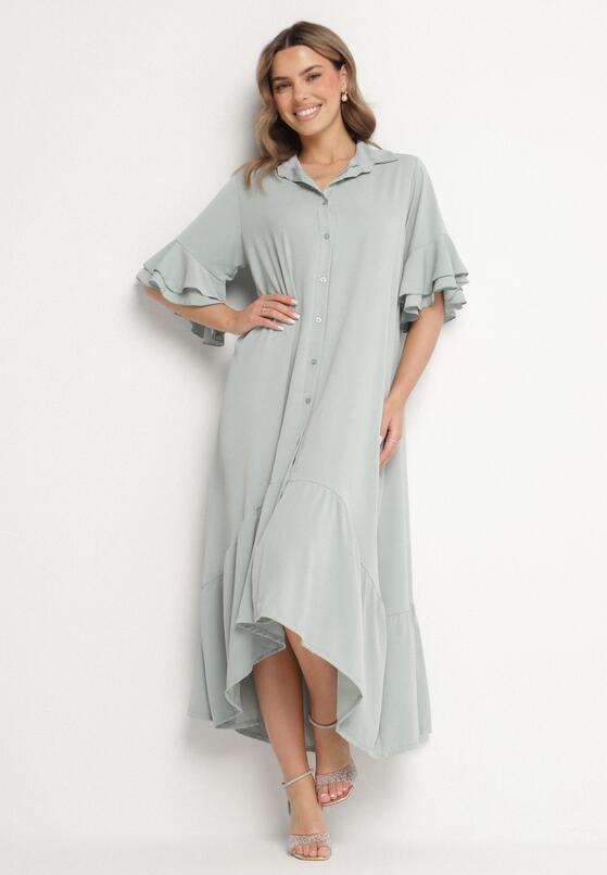 Rochie Verde deschis 1