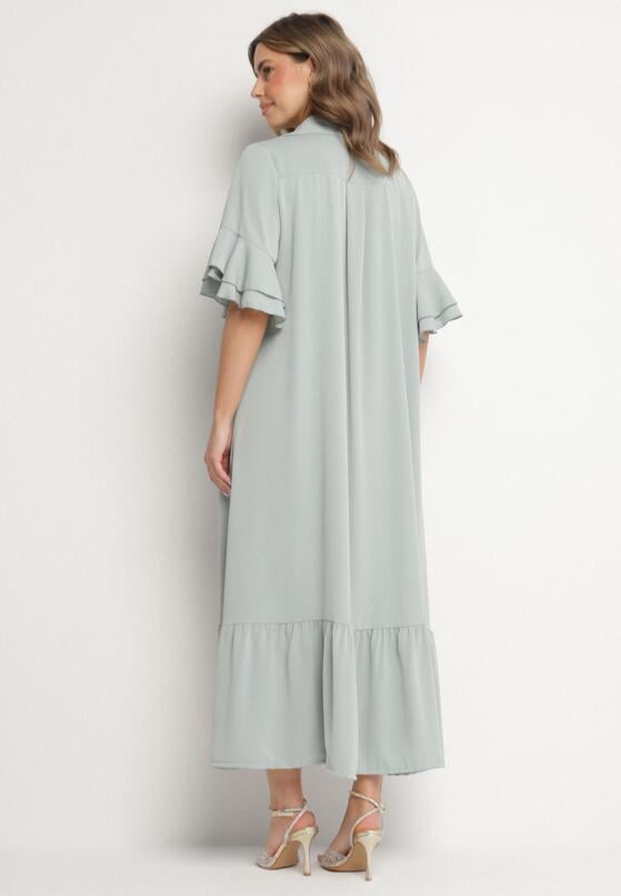 Rochie Verde deschis 3