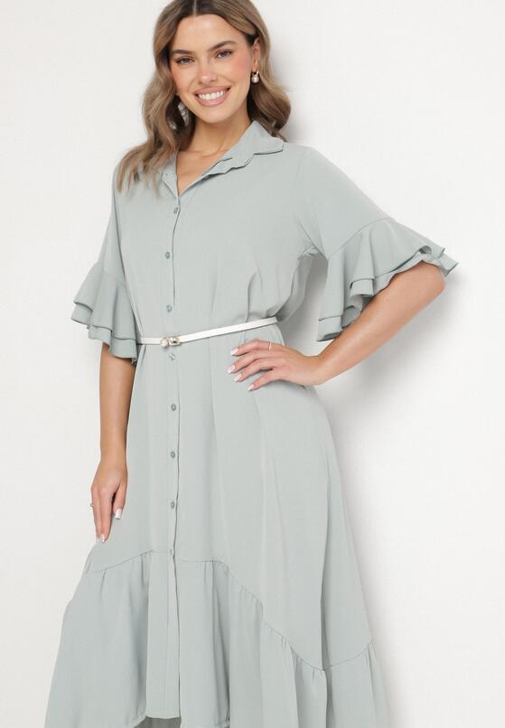 Rochie Verde deschis 4