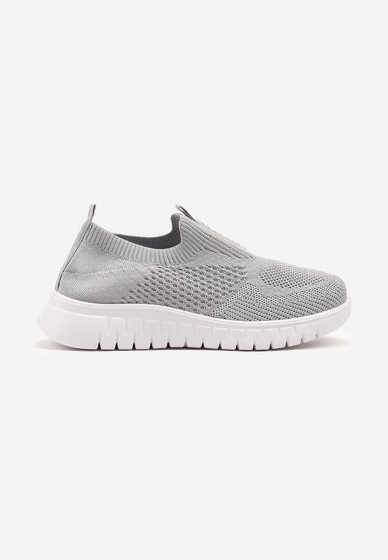 Szare Buty Sportowe z Elastyczną Cholewką Clezenne 4