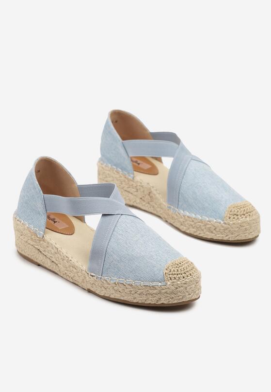 Niebieskie Espadryle na Podeszwie z Plecionką Orresa 5