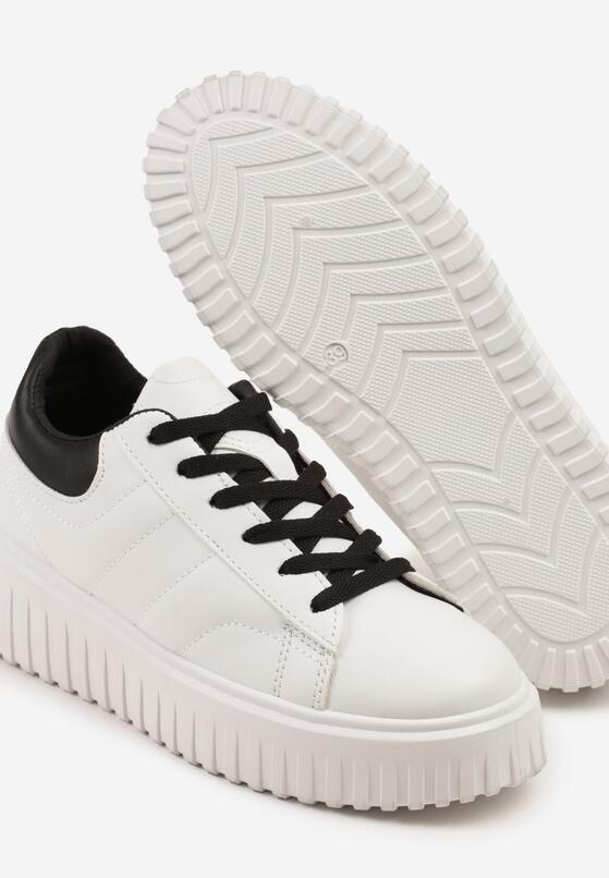 Sneakers Alb cu negru 6