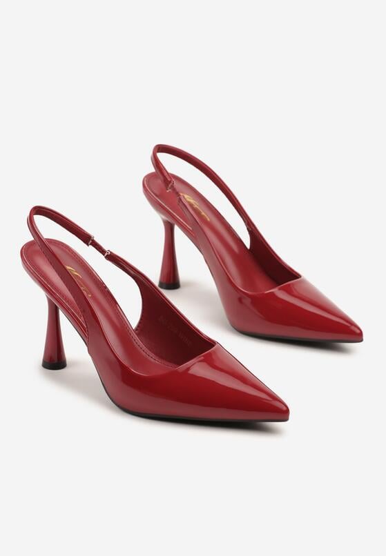 Pantofi stiletto Bordo 5