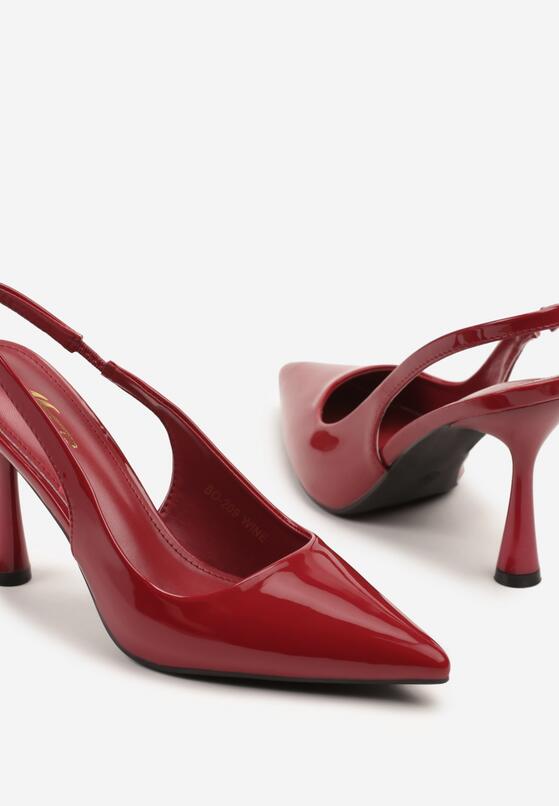 Pantofi stiletto Bordo 6