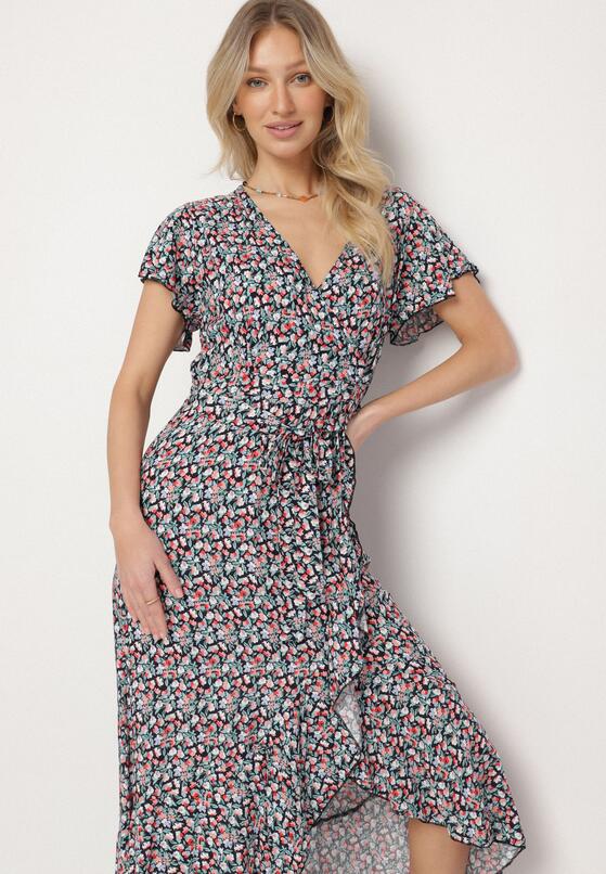 Rochie Neagră cu verde 4