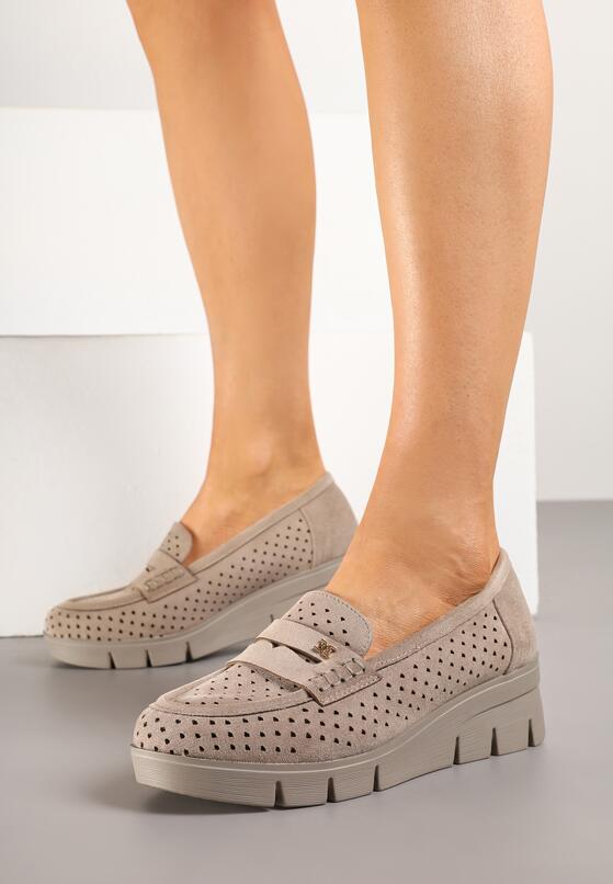 Pantofi casual Bej închis 1