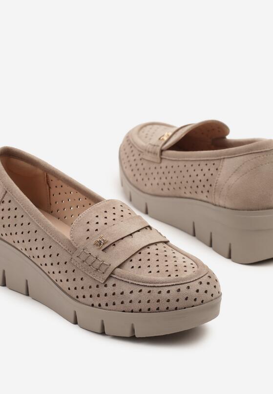 Pantofi casual Bej închis 6