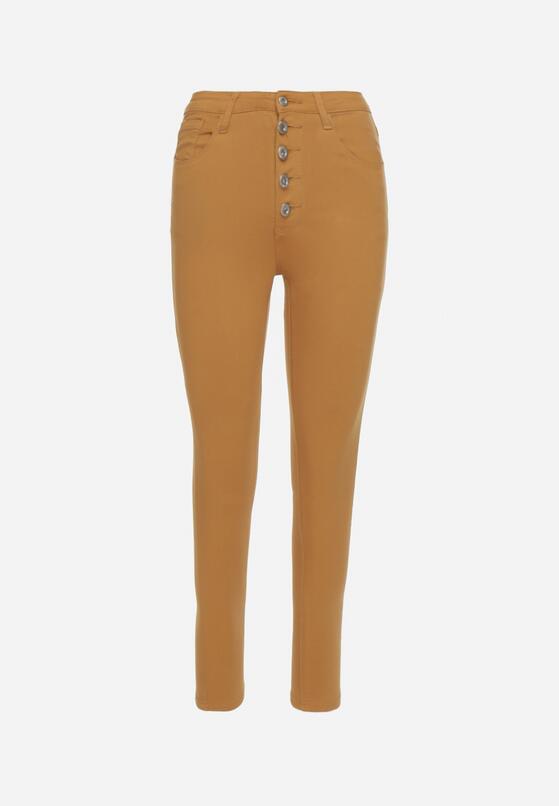 Jasnobrązowe Spodnie Skinny Kyllienne 6