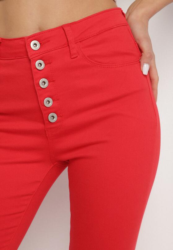 Czerwone Spodnie Skinny Kyllienne 5