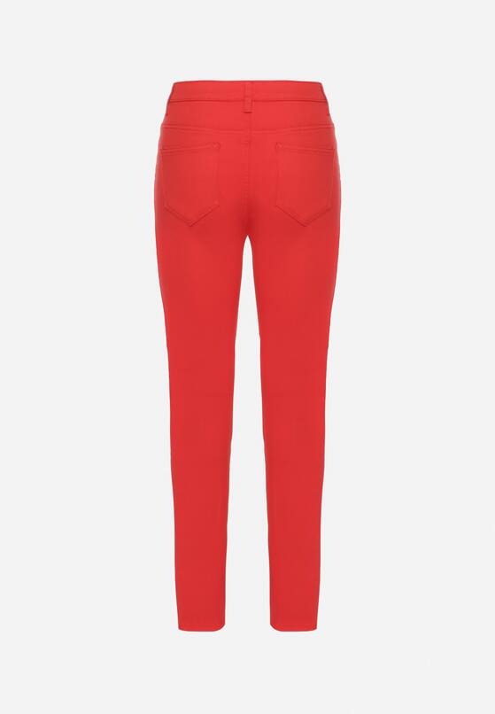 Czerwone Spodnie Skinny Kyllienne 7