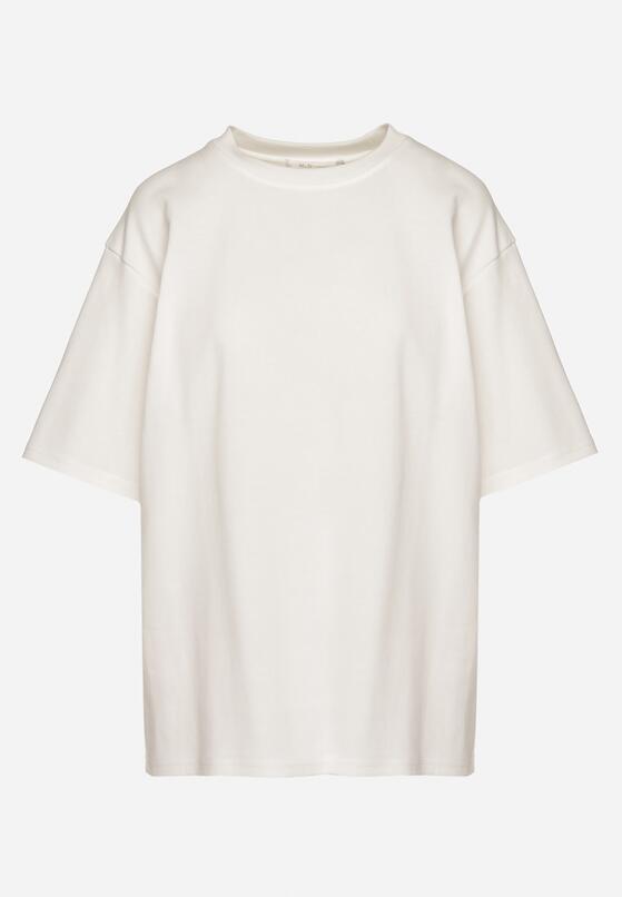 Biały Bawełniany Klasyczny T-shirt Merovira 6