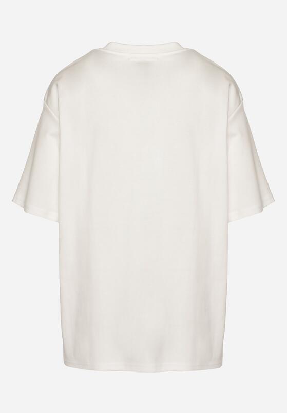 Biały Bawełniany Klasyczny T-shirt Merovira 7