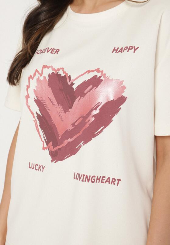 T-shirt Bej deschis 5