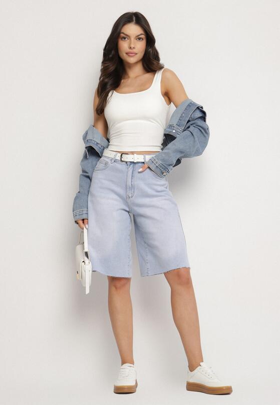 Pantaloni scurți Albastru deschis 2