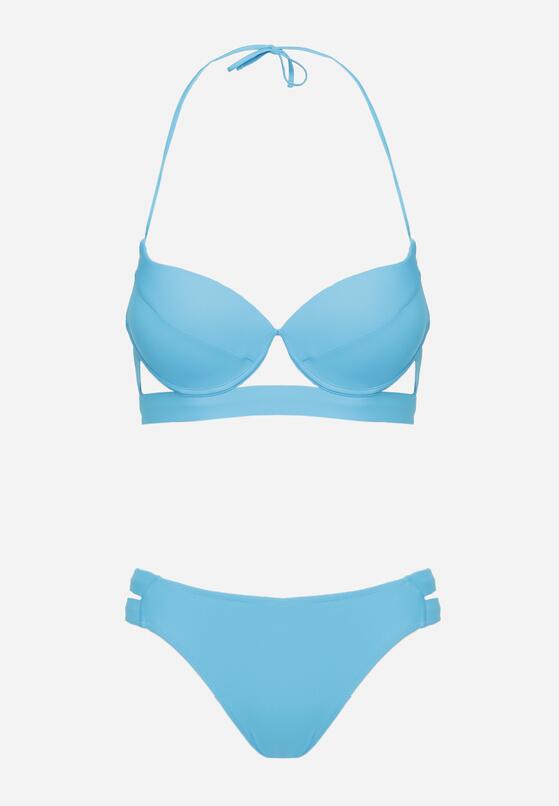 Costum de baie bikini Albastru deschis 5