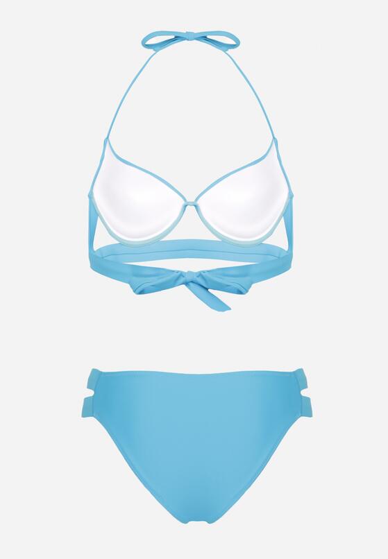 Costum de baie bikini Albastru deschis 6