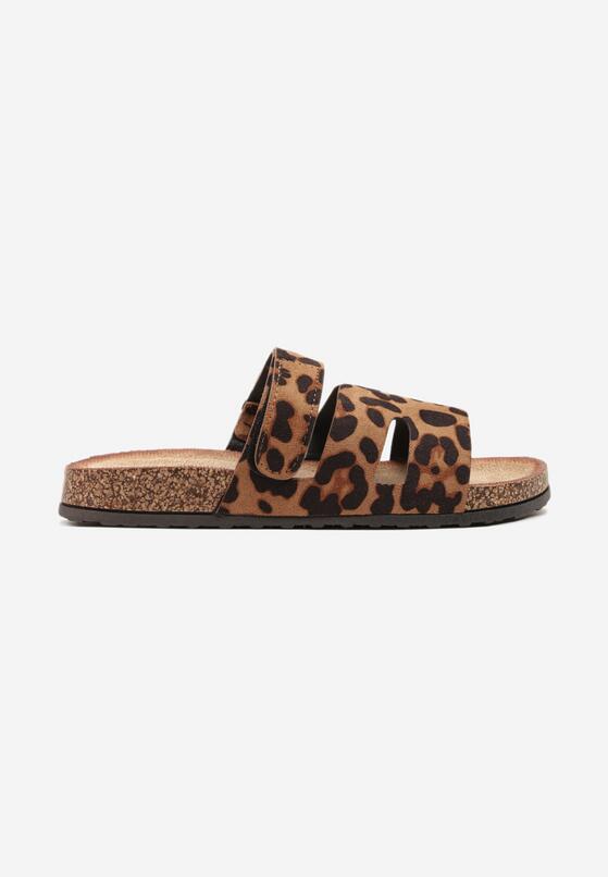 Papuci Imprimeu leopard 4