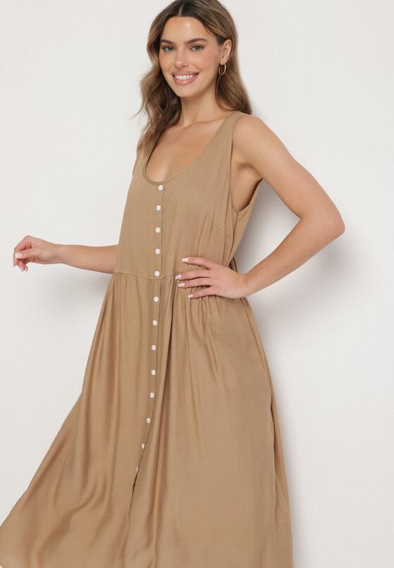Rochie Bej închis 4