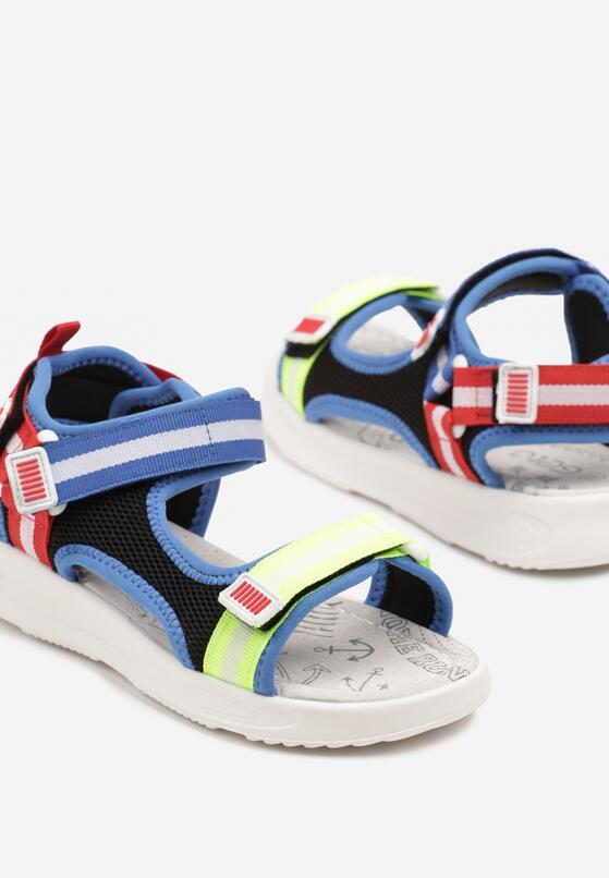 Sandale Albastru cu verde 3