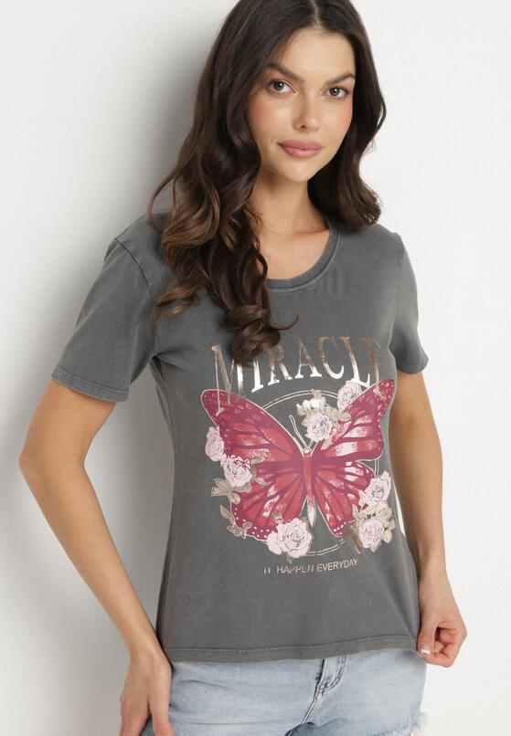 T-shirt Gri închis 1