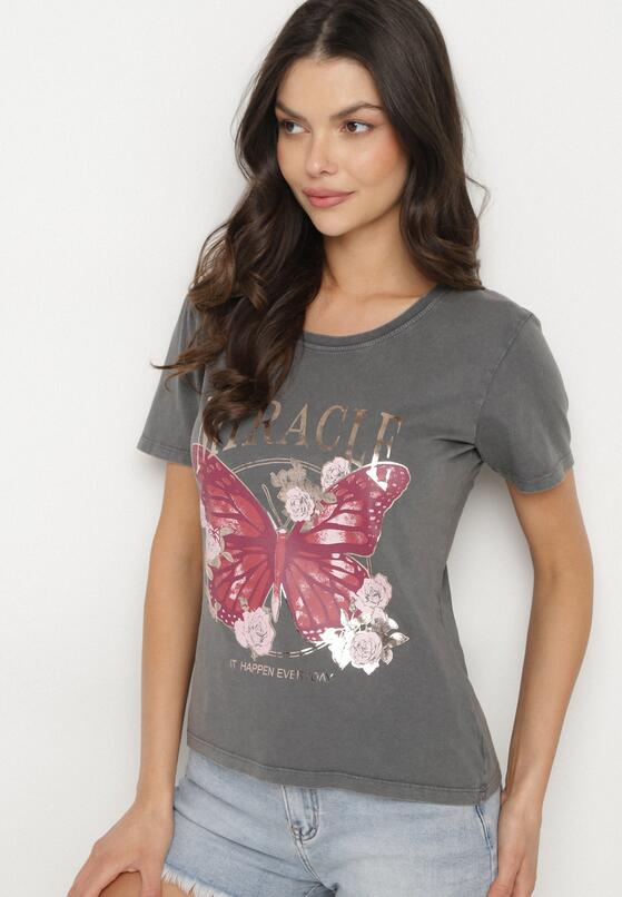 T-shirt Gri închis 2