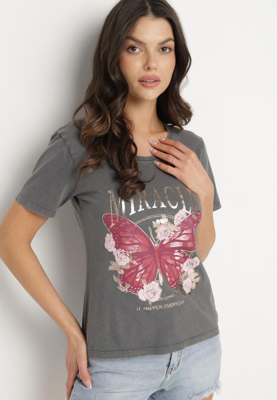 T-shirt Gri închis 4