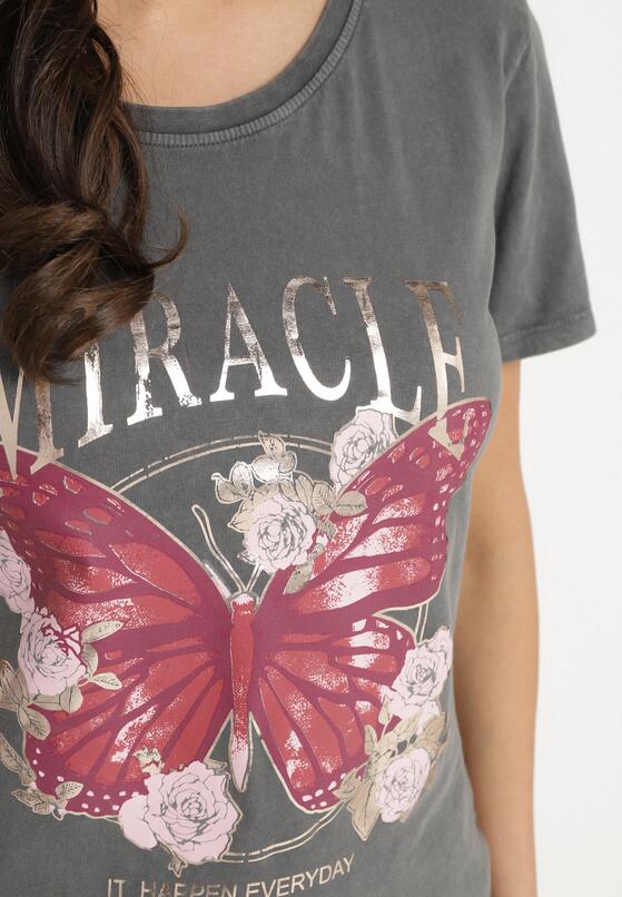 T-shirt Gri închis 5