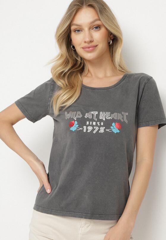 T-shirt Gri închis 2