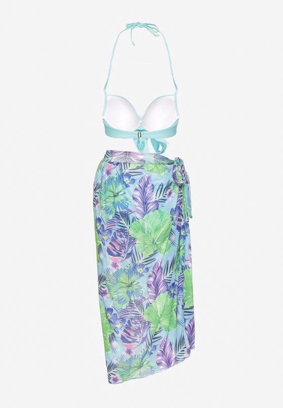 Costum de baie bikini Albastru deschis 6