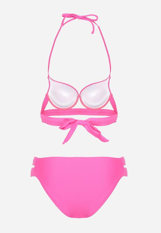 Costum de baie bikini Fucsia 6