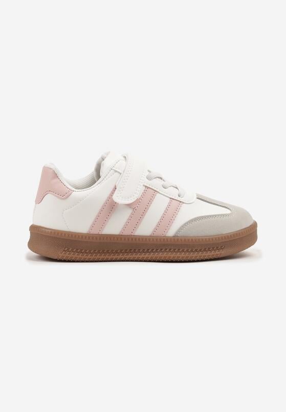 Pantofi sport Alb cu roz 1