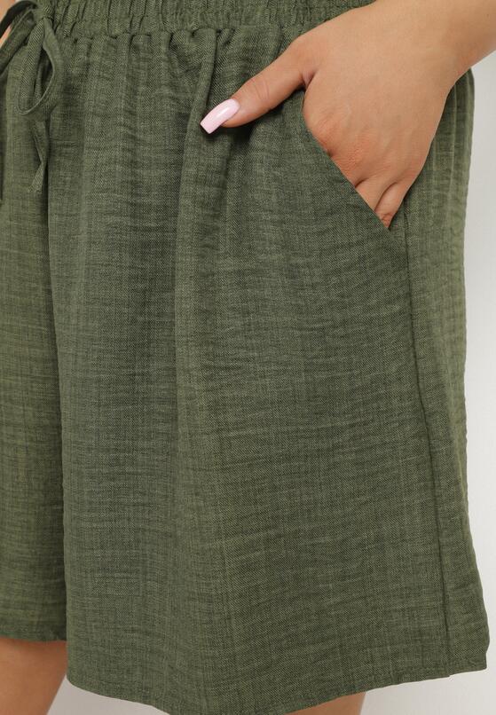 Pantaloni scurți Verde închis 5