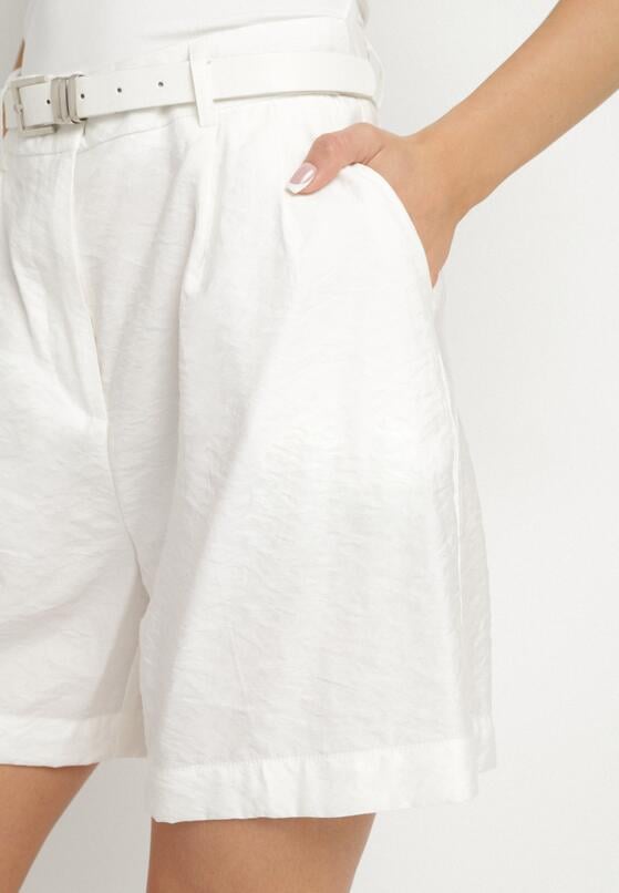 Pantaloni scurți Albi 5
