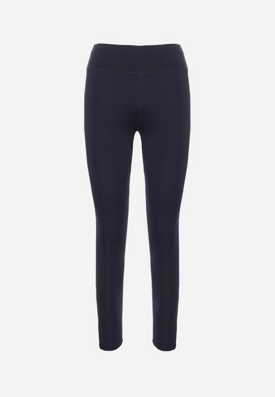 Granatowe Legginsy z Ozdobnymi Lampasami Janiaima 6