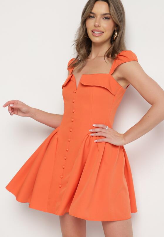 Rochie Portocalie 4