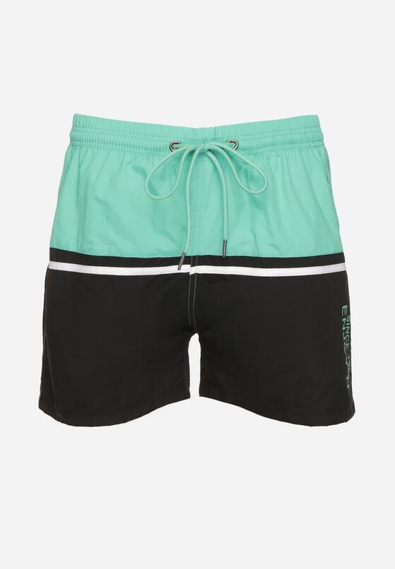 Pantaloni scurți Verde cu negru 1