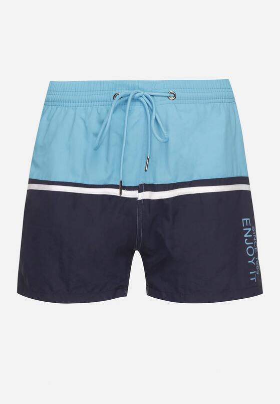 Pantaloni scurți Albastru cu bleumarin 1