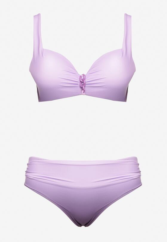 Costum de baie bikini Mov deschis 5
