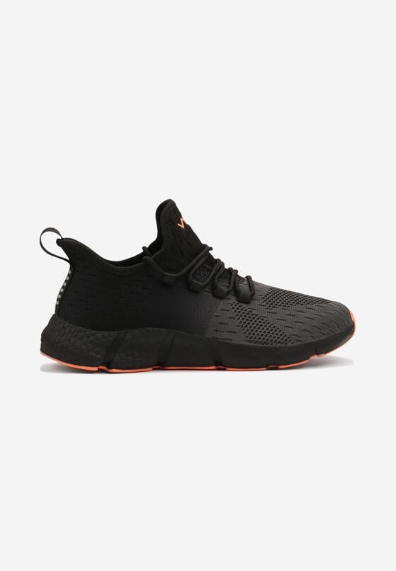 Pantofi sport Negru cu portocaliu 1