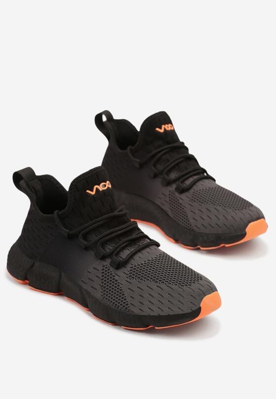 Pantofi sport Negru cu portocaliu 2