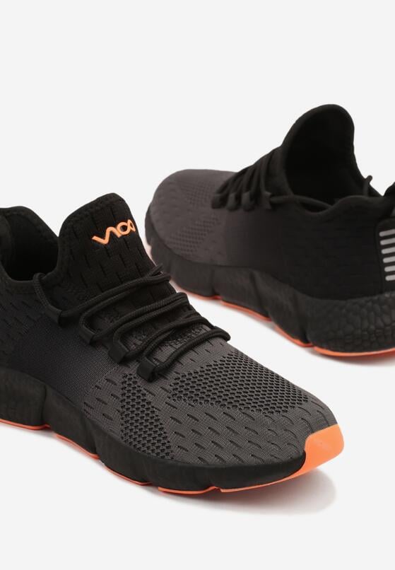 Pantofi sport Negru cu portocaliu 3