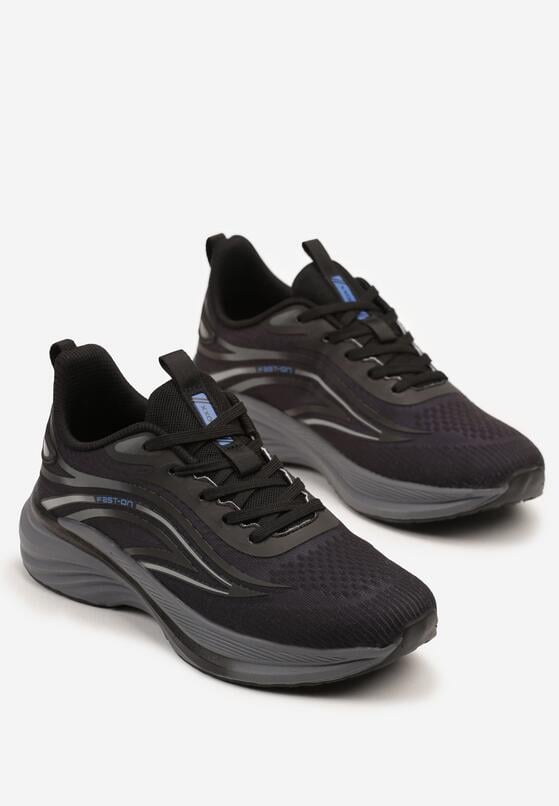 Pantofi sport Negru cu albastru 2