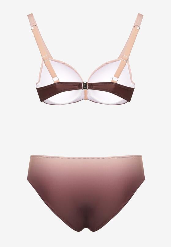 Costum de baie bikini Roz închis 6